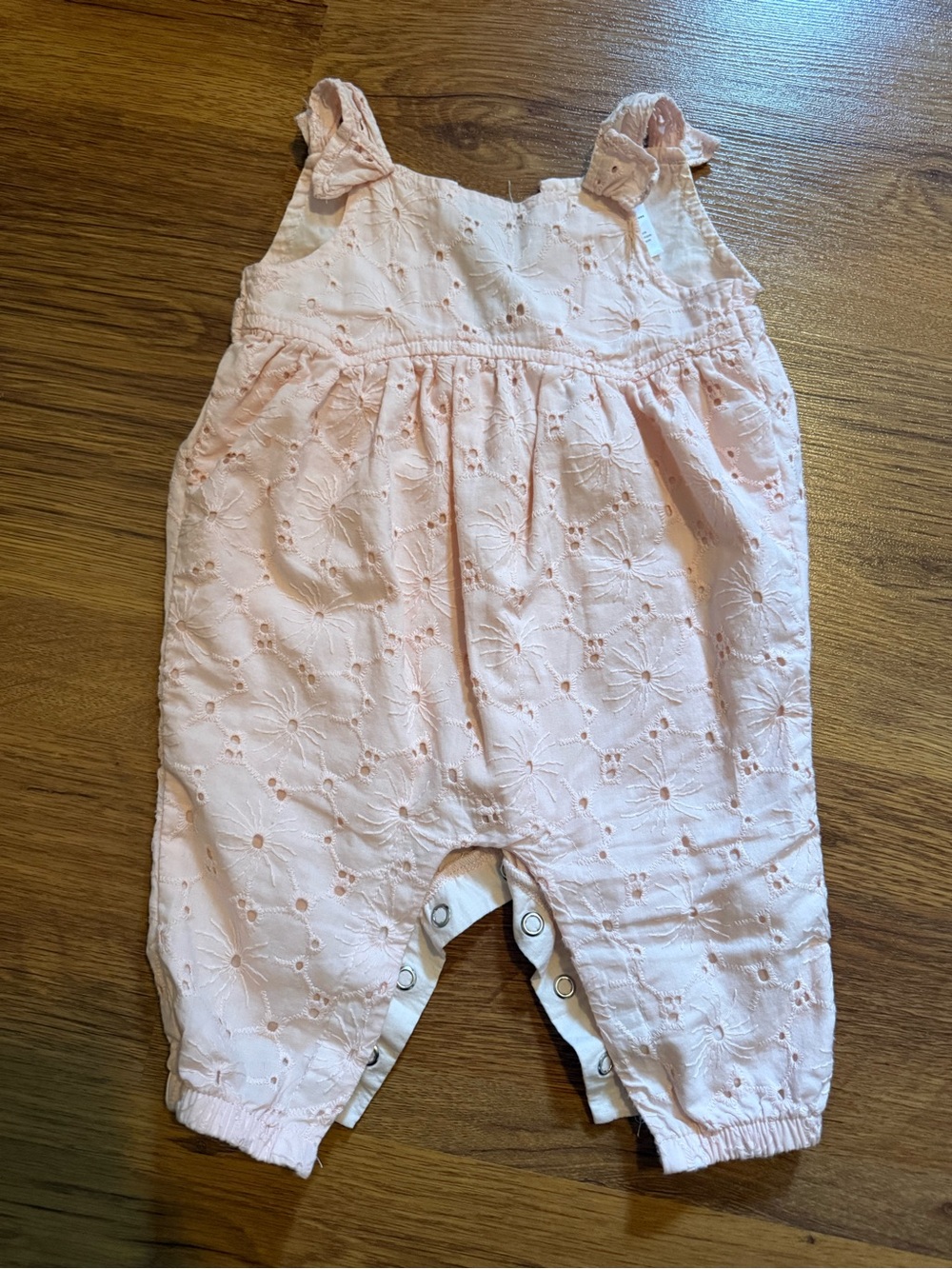 Carter's Light Pink Eyelet Romper One-Piece